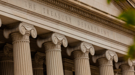Close-up,Of,The,Lettering,"the,Treasury,Department",At,The,Treasury